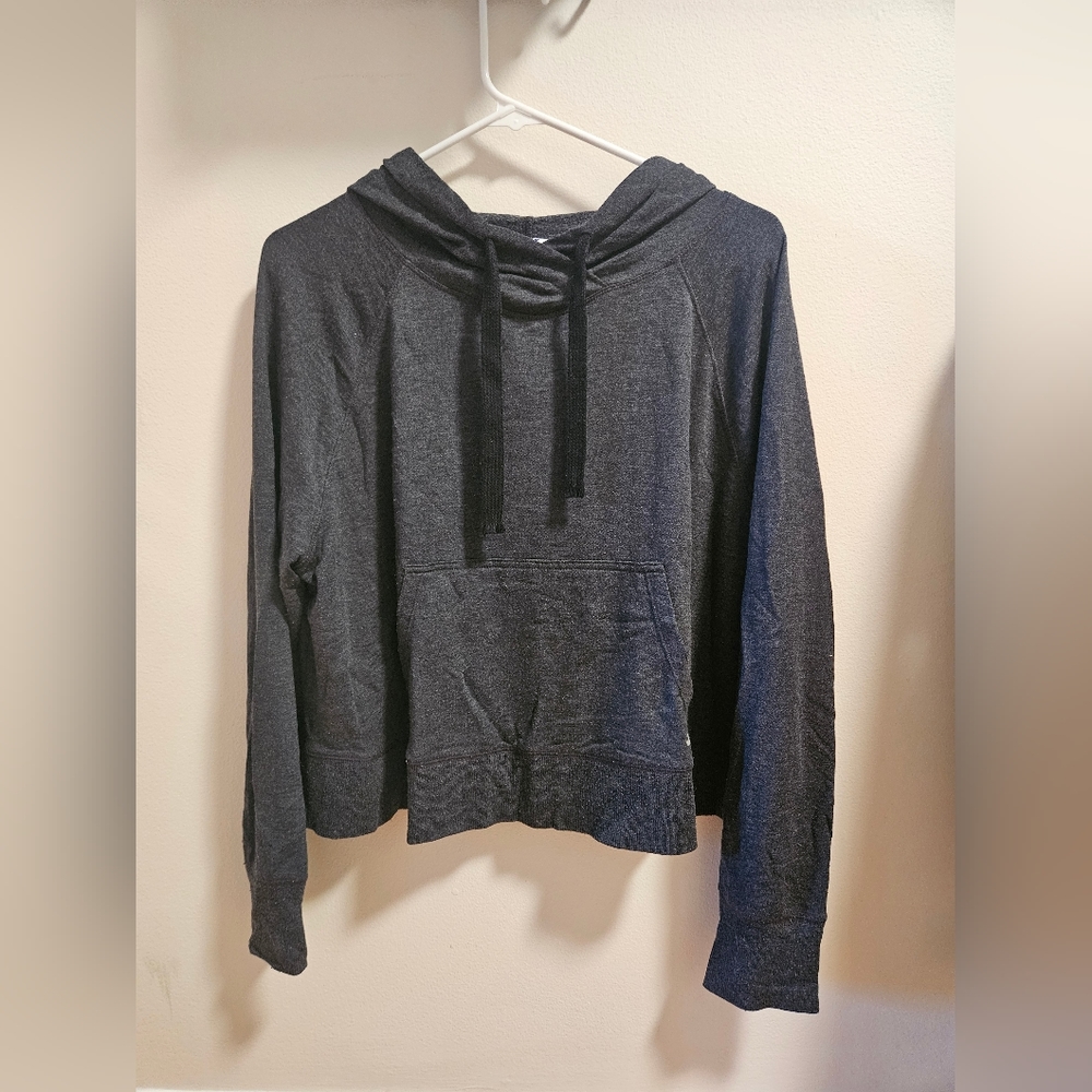 Hoodie sweatshirt cropped